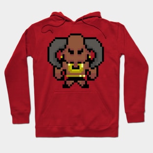 Minotaur 32 Bit Pixel Art Hoodie